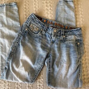 Rock Revival Faded Blue Women's skinny jeans